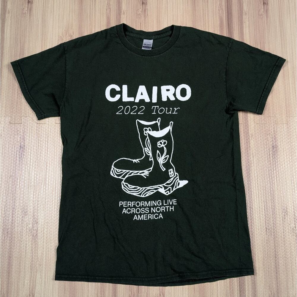 Clairo Festival Concert Tour Forest Green Original T Shirt Size Medium Rare